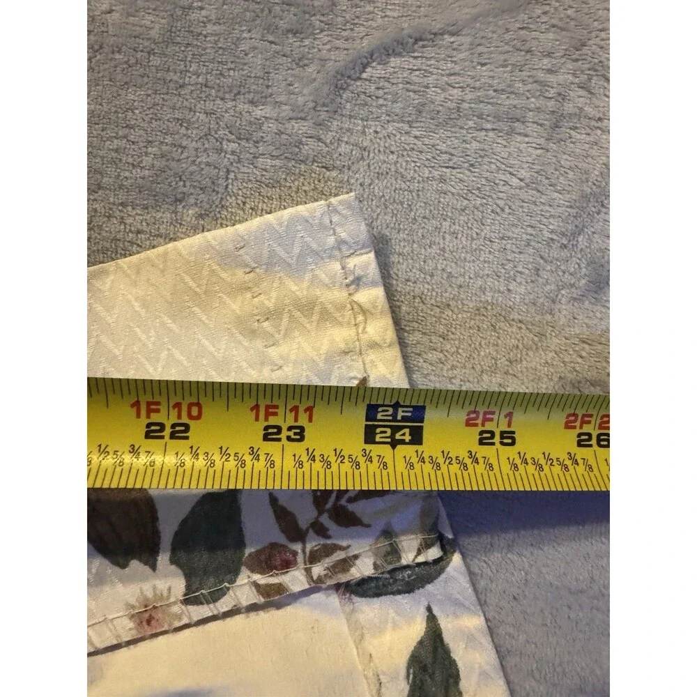 1 Burlington Curtain Panel 84”X26” & 1 Valance  84” X 15”Cotton Blend
